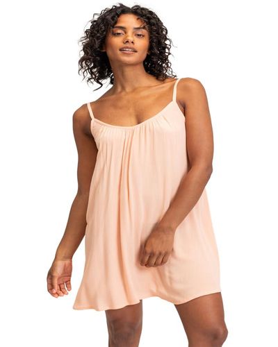 Roxy Spring Adventure Coverup Dress Swimwear Cover Up - Brown
