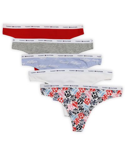 Tommy Hilfiger Women's Th Cotton Hipster Underwear Panties, 2 Pack