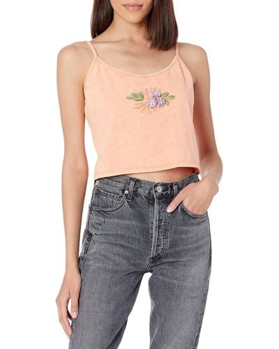 Kendall + Kylie Kendall + Kylie Tank Top With Embroidery - Multicolor