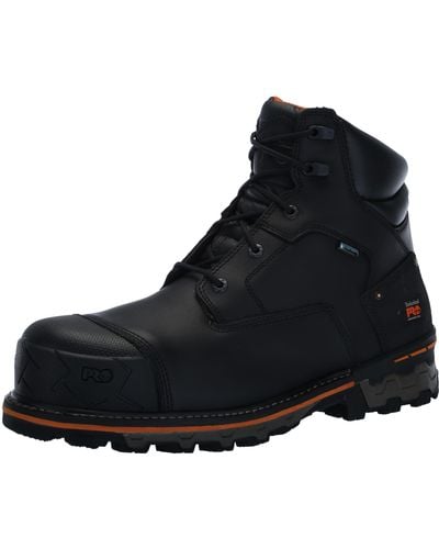 Timberland Boondock 6 Inch Composite Safety Toe Waterproof Industrial Work Boot - Black