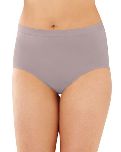 Bali Comfort Revolution Seamless Brief Panty,warm Steel,6/7 - Purple