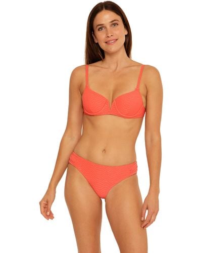 Trina Turk Standard Empire Underwire Bikini Top - Orange