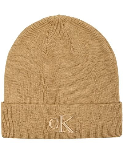 Calvin Klein Cuff Hat - Natural