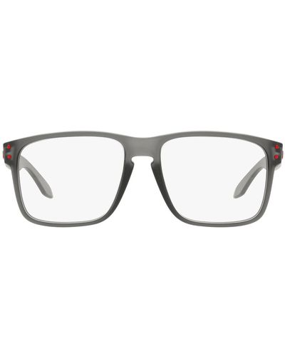Oakley Ox8100f Holbrook Rx Low Bridge Fit Square Prescription Eyewear Frames - Black