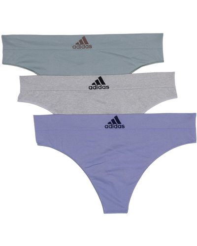 adidas Adicolor Comfort Flex Cotton Thong Underwear - Blue | Women's  Lifestyle | adidas US