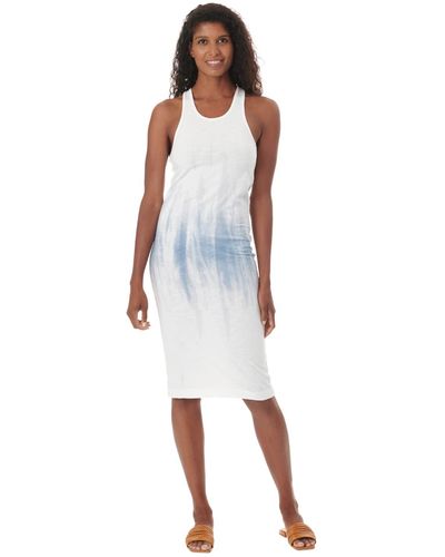 Splendid Alessia Sleeveless Print Dress - White