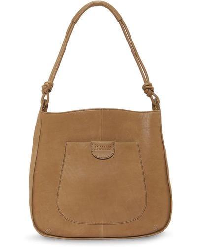 Lucky Brand Emmy Leather Hobo - Brown