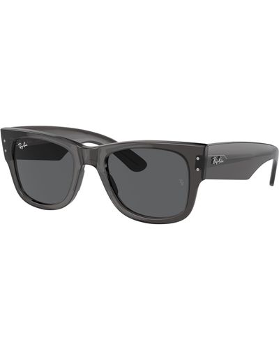 Ray-Ban Rb0840s Mega Wayfarer Square Sunglasses - Black