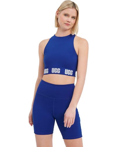 UGG Wilmina Logo Bralette Shirt - Blue