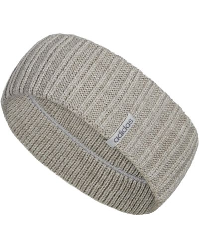 adidas Linear Knit Headband - Gray