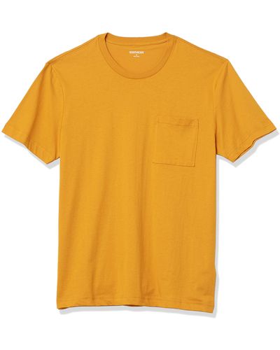 Goodthreads Slim-fit Short-sleeve Cotton Crewneck T-shirt - Yellow