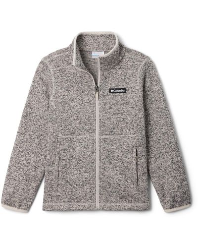 Columbia Youth Sweater Weather Full Zip - Gray