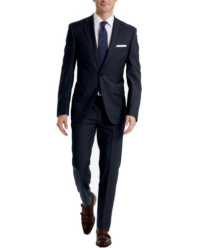 Calvin Klein Slim Fit Separates Business-Anzug Hosen-Set - Blau