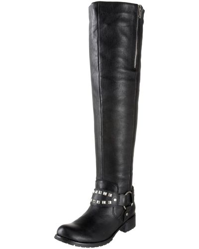 Miz Mooz Peri Womens Adjustable Leather Riding Boot