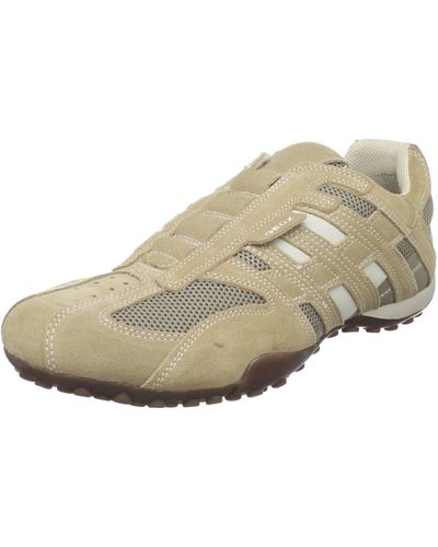 Geox Uomo Wide Snake 3 Slip-on Sneaker,beige/off White,43 Eu/10 M Us - Multicolor