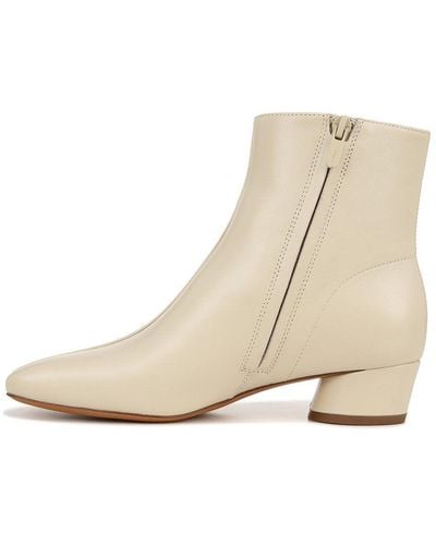 Vince S Ravenna Ankle Boot Moonlight White Leather 7.5 M - Natural