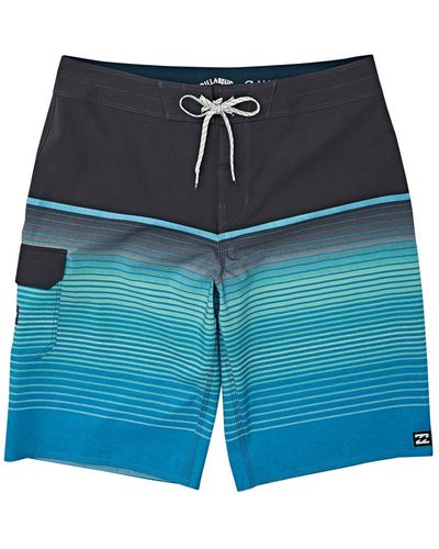Billabong 20 Inch Outseam Performance Stretch All Day Pro Boardshort - Blue
