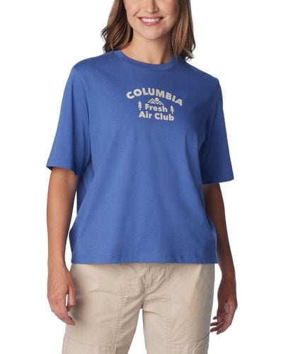 Columbia North Cascades Relaxed Tee - Blue