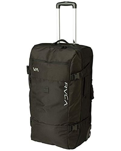 RVCA Eastern Large Roller Bag Travel Luggage - Black