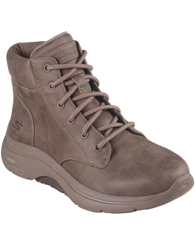 Skechers Go Walk Arch Fit 2.0 Boot Ankle - Brown