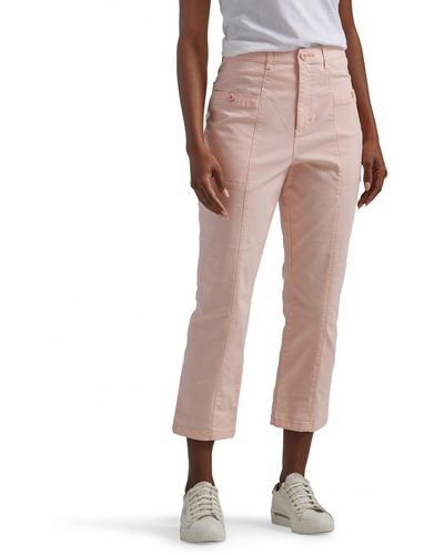 Lee Jeans Ultra Lux High Rise Seamed Crop Capri Pant - Multicolor