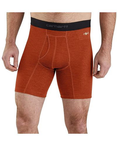 Carhartt Base Force 8" Inseam Tech Boxer Brief - Red