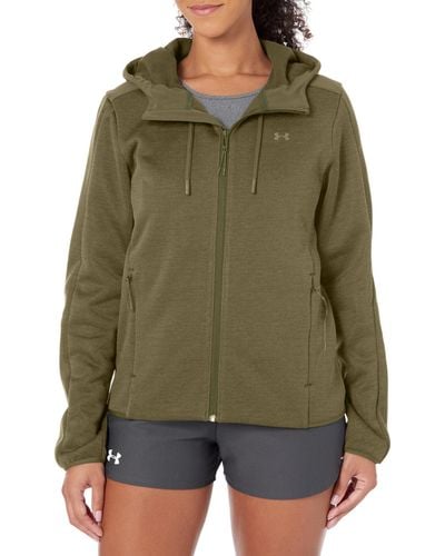 Under Armour Womens Essential Swacket, - Green