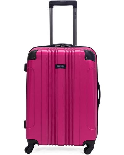 Kenneth Cole Out Of Bounds Luggage Collection Lightweight Durable Hardside 4-wheel Spinner Travel Suitcase Bags - Pink