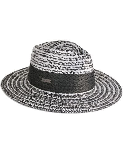Nicole Miller Straw Sun Hats For - Gray