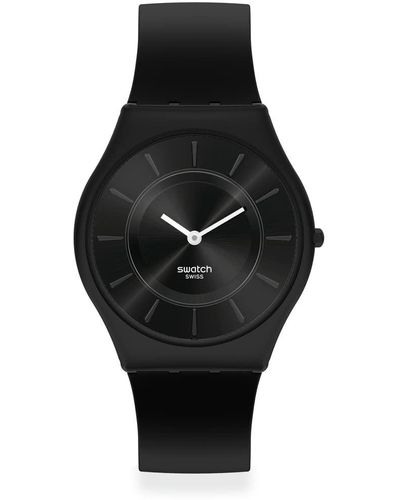 Swatch Skin Classic Biosourced Liquirizia Quartz Watch - Black