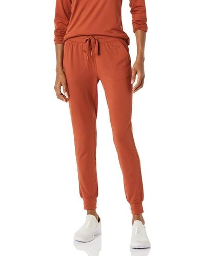 Amazon Essentials Pantaloni della Tuta Elasticizzati Tecnici Spazzolati - Multicolore