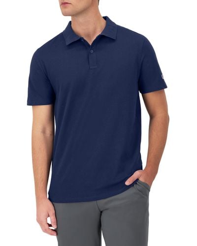 Champion , Comfortable, Best Polo T-shirt For , Athletic Navy With Taglet, Xx-large - Blue