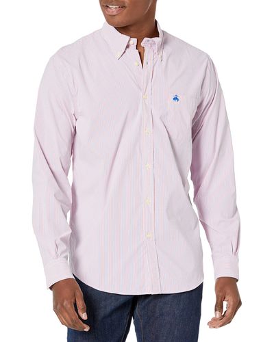 Brooks Brothers Stretch Performance Long Sleeve Pattern - Multicolor