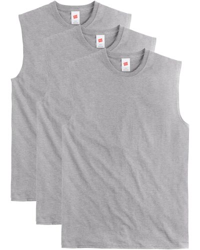 Gray Hanes T-shirts for Men | Lyst