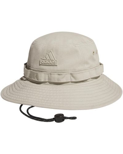 adidas Parkview Boonie Bucket Hat With Adjustable Drawstring - Natural