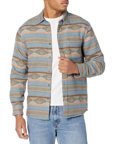 Pendleton Long Sleeve Marshall Chamois Shirt - Gray