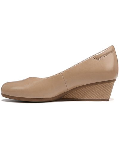 Dr. Scholls S Be Ready Wedge Pump Pump Taupe Smooth 6 M - Natural