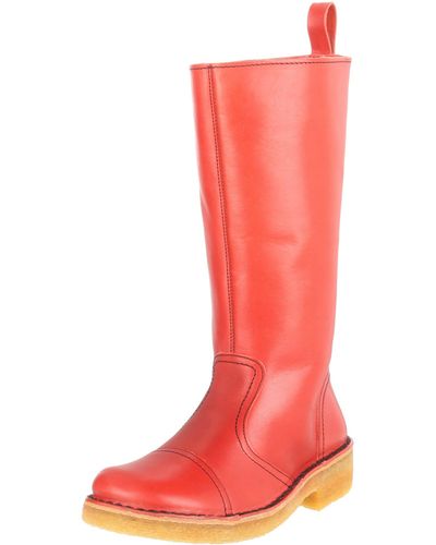 Swedish Hasbeens Worker Boot,red,39 Eu / 9 B Us - Pink