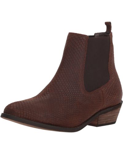 Roxy Karina Leather Boot Fashion - Brown