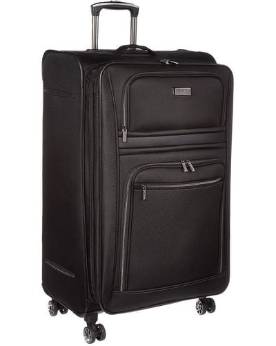 Kenneth Cole Rugged Roamer Lightweight Softside Expandable 8-wheel Spinner Luggage - Black