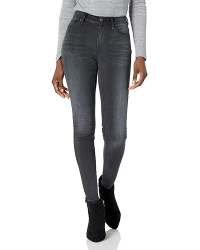 G-Star RAW G-star Shape High Rise Super Skinny Fit Jeans - Gray