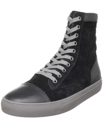 DIESEL Riot Fashion Sneaker,black,12.5 M Us