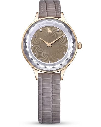 Swarovski Reloj analógico para Mujer de Cuarzo con Correa en Cuero 5649999 - Neutro