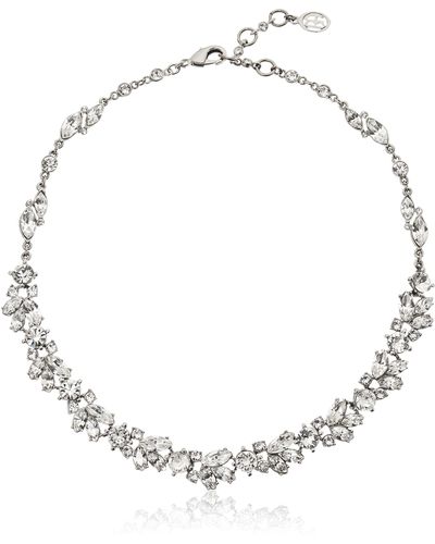 Ben-Amun Swarovski Crystal Vine Necklace - Metallic