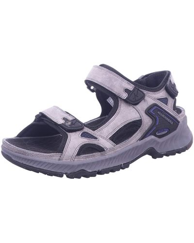 Mephisto Allrounder By Hook And Loop Sandal - Blue