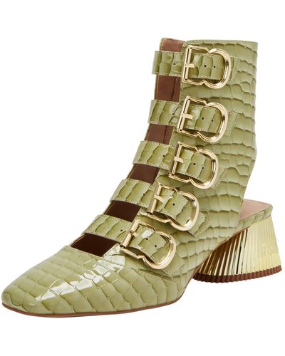 Katy Perry The Clarra Buckle Bootie Fashion Boot - Green