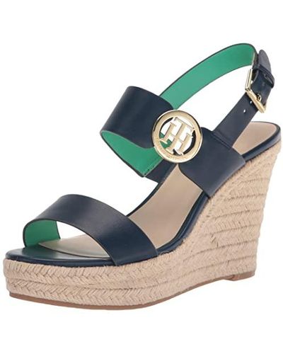Tommy Hilfiger Wedge sandals for Women | Online Sale up to 55% off | Lyst