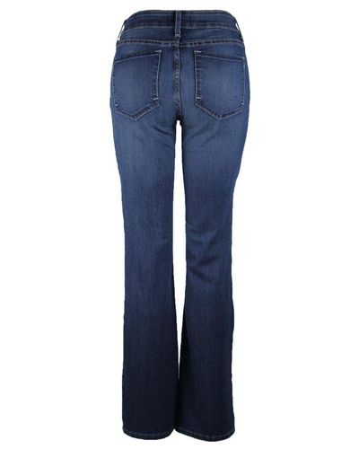 NYDJ Womens Barbara Boot-cut Jeans - Blue