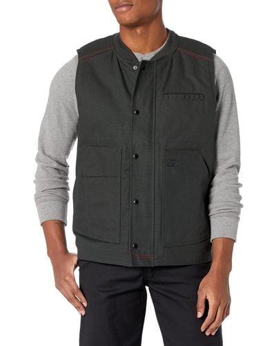 Wolverine Mens Guardian Cotton Vest Work Utility Outerwear - Gray