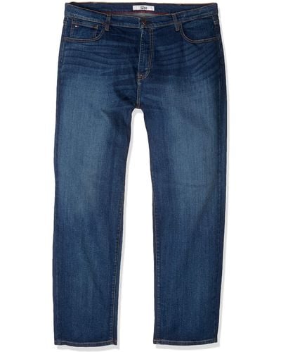 Tommy Hilfiger Mens Big And Tall Relaxed Fit Jeans - Blue